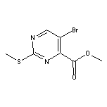 Methyl 5-Bromo-2-(methylthio)-4-pyrimidinecarboxylate