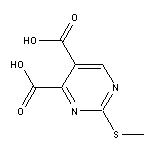 2-(Methylthio)-4,5-pyrimidinedicarboxylic Acid
