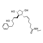 (Z)-7-[(1R,2R,3R,5S)-3,5-Dihydroxy-2-[(E,S)-3-hydroxy-5-phenyl-1-penten-1-yl]cyclopentyl]-N-ethyl-5-heptenamide