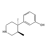 (3R,4R)-3,4-Dimethyl-4-(3-hydroxyphenyl)piperidine