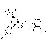 9-[2-[Bis(pivaloyloxymethoxy)phosphorylmethoxy]ethyl]adenine