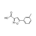 5-(3-Methylphenyl)isoxazole-3-carboxylic Acid