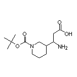 3-Amino-3-(1-Boc-3-piperidyl)propanoic Acid