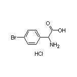 2-Amino-2-(4-bromophenyl)acetic Acid Hydrochloride