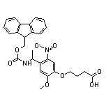 4-[4-[1-(Fmoc-amino)ethyl]-2-methoxy-5-nitrophenoxy]butanoic Acid
