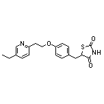 5-[4-[2-(5-Ethyl-2-pyridyl)ethoxy]benzyl]thiazolidine-2,4-dione