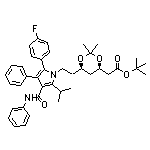 tert-Butyl 2-[(4R,6R)-6-[2-[2-(4-Fluorophenyl)-5-isopropyl-3-phenyl-4-(phenylcarbamoyl)pyrrol-1-yl]ethyl]-2,2-dimethyl-1,3-dioxan-4-yl]acetate