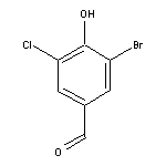 3-Bromo-5-chloro-4-hydroxybenzaldehyde