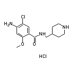 4-Amino-5-chloro-2-methoxy-N-(4-piperidylmethyl)benzamide Hydrochloride