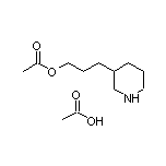 3-(3-Piperidyl)propyl Acetate Acetate