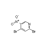 2,4-Dibromo-5-nitropyridine