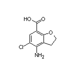 4-Amino-5-chloro-2,3-dihydrobenzofuran-7-carboxylic Acid