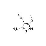 3-Amino-5-(methylthio)pyrazole-4-carbonitrile