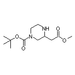 Methyl 2-(4-Boc-2-piperazinyl)acetate