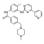 N-[4-Methyl-3-[[4-(3-pyridyl)-2-pyrimidyl]amino]phenyl]-4-[(4-methyl-1-piperazinyl)methyl]benzamide