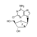 (2R,3R,4S,5R)-5-(6-Amino-2-chloro-9H-purin-9-yl)-4-fluoro-2-(hydroxymethyl)tetrahydrofuran-3-ol