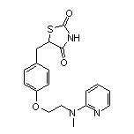 5-[4-[2-[Methyl(2-pyridyl)amino]ethoxy]benzyl]thiazolidine-2,4-dione