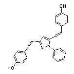 4,4’-[(1-Phenylpyrazole-3,5-diyl)bis(ethene-2,1-diyl)]diphenol