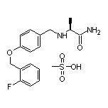 (S)-2-[[4-[(2-Fluorobenzyl)oxy]benzyl]amino]propanamide Methanesulfonate