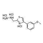 2-(Hydrazinylmethyl)-4-(3-methoxyphenyl)thiazole Trihydrochloride