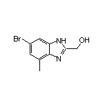 6-Bromo-2-(hydroxymethyl)-4-methylbenzimidazole