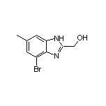 4-Bromo-2-(hydroxymethyl)-6-methylbenzimidazole