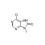 6-Chloro-9-methyl-7H-purin-8(9H)-one