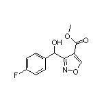 Methyl 3-[(4-Fluorophenyl)(hydroxy)methyl]isoxazole-4-carboxylate
