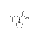(S)-4-Methyl-2-(1-pyrrolidinyl)pentanoic Acid