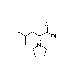 (R)-4-Methyl-2-(1-pyrrolidinyl)pentanoic Acid