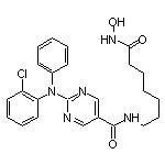 2-[(2-Chlorophenyl)(phenyl)amino]-N-[7-(hydroxyamino)-7-oxoheptyl]pyrimidine-5-carboxamide