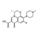 (R)-9-Fluoro-3-methyl-10-(4-methyl-1-piperazinyl)-7-oxo-3,7-dihydro-2H-[1,4]oxazino[2,3,4-ij]quinoline-6-carboxylic Acid