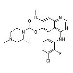 (R)-4-[(3-Chloro-2-fluorophenyl)amino]-7-methoxy-6-quinazolinyl 2,4-Dimethylpiperazine-1-carboxylate