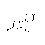 5-Fluoro-2-(4-methyl-1-piperidyl)aniline