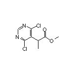 Methyl 2-(4,6-Dichloro-5-pyrimidinyl)propanoate
