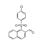 1-[(4-Chlorophenyl)sulfonyl]-2-naphthaldehyde
