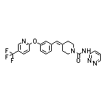 N-(3-Pyridazinyl)-4-[3-[[5-(trifluoromethyl)-2-pyridyl]oxy]benzylidene]piperidine-1-carboxamide