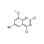 6-Bromo-2,4-dichloro-8-methoxyquinazoline