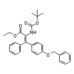 Ethyl 2-(Boc-amino)-3-[4-(benzyloxy)phenyl]-3-phenylacrylate