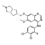 N-(3,4-Dichloro-2-fluorophenyl)-6-methoxy-7-[[(3aR,5r,6aS)-rel-2-methyloctahydrocyclopenta[c]pyrrol-5-yl]methoxy]quinazolin-4-amine