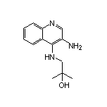 3-Amino-4-[(2-methyl-2-hydroxypropyl)amino]quinoline