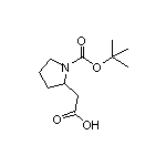 2-(1-Boc-2-pyrrolidinyl)acetic Acid