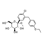 (2S,3R,4S,5S,6R)-2-[4-Chloro-3-(4-ethoxybenzyl)phenyl]-6-(hydroxymethyl)-2-methoxytetrahydropyran-3,4,5-triol