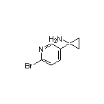 1-(6-Bromo-3-pyridyl)cyclopropanamine