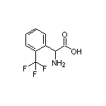 2-Amino-2-[2-(trifluoromethyl)phenyl]acetic Acid