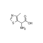 2-Amino-2-(4-methyl-5-thiazolyl)acetic Acid