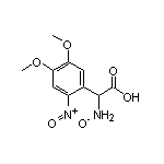 2-Amino-2-(4,5-dimethoxy-2-nitrophenyl)acetic Acid