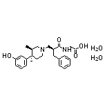 2-[(S)-2-Benzyl-3-[(3R,4R)-4-(3-hydroxyphenyl)-3,4-dimethyl-1-piperidyl]propanamido]acetic Acid Dihydrate