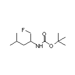 N-Boc-1-fluoro-4-methyl-2-pentanamine