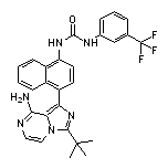 1-[4-[8-Amino-3-(tert-butyl)imidazo[1,5-a]pyrazin-1-yl]-1-naphthyl]-3-[3-(trifluoromethyl)phenyl]urea